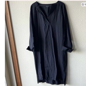 COS Dress Sz 8 Elegant Black Shirtdress